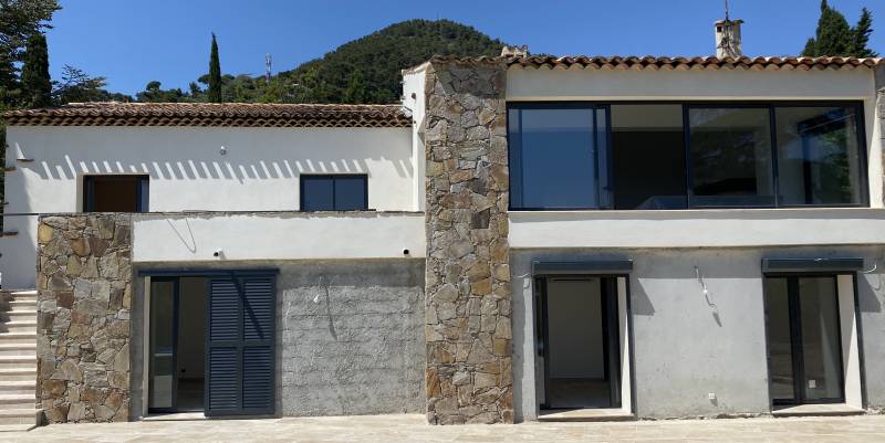 rénovation avec volet en alu