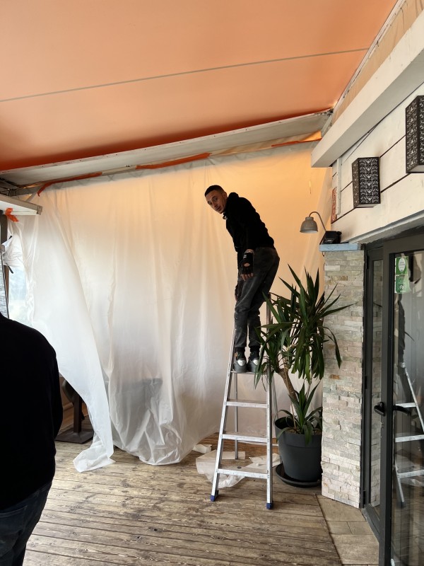 Protection du chantier avant travaux